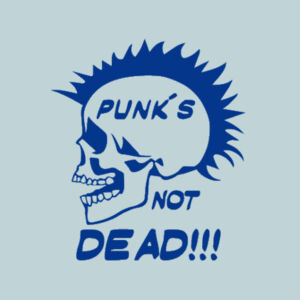 Sudadera pareja chico Punk's Not Dead Design