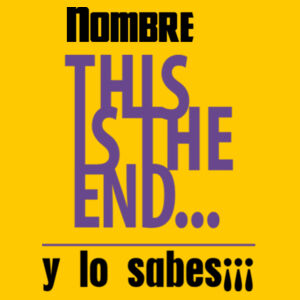 This is the end Design